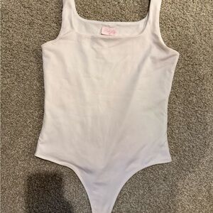 PrettyLittleThing White Bodysuit